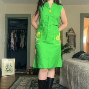 Vintage 1960s Renee Mid Century Mod Dress